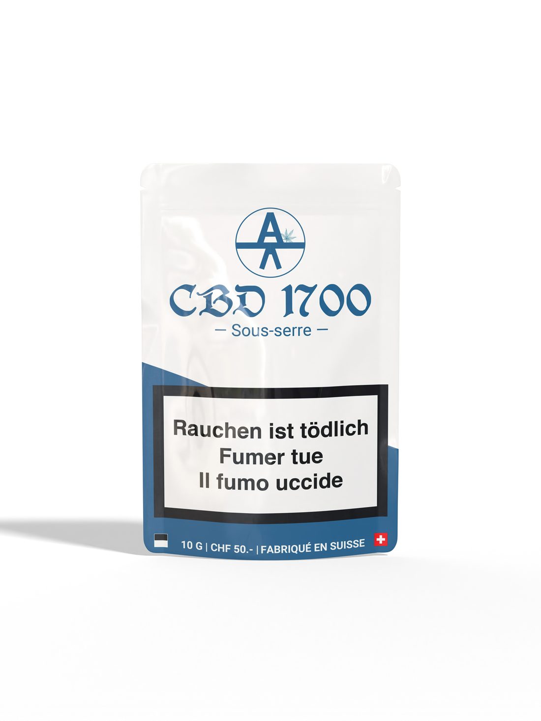 Fleur de CBD Bleu sous serre 10 g — CBD 1700