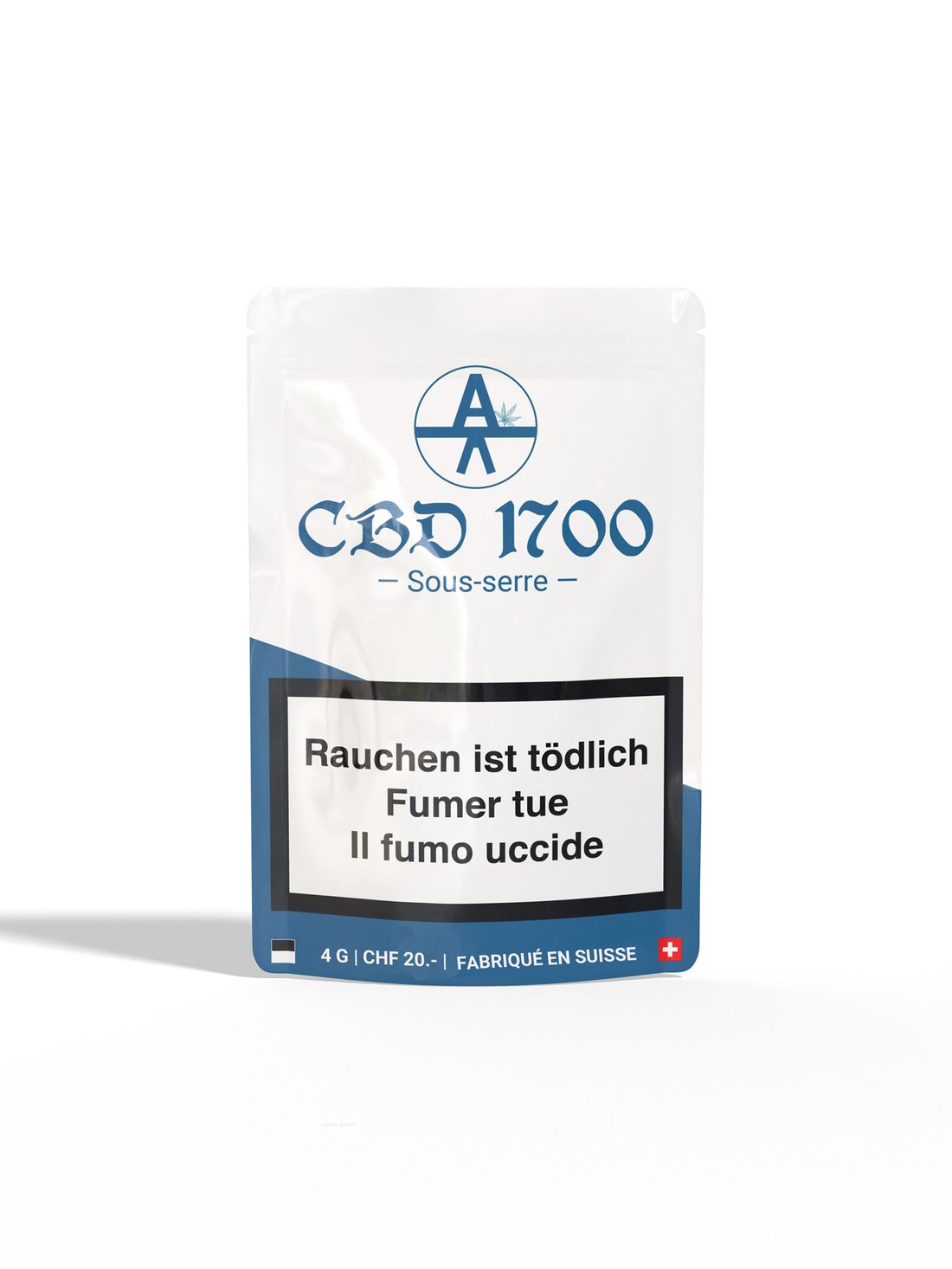 Fleur de CBD Bleu sous serre 4 g — CBD 1700