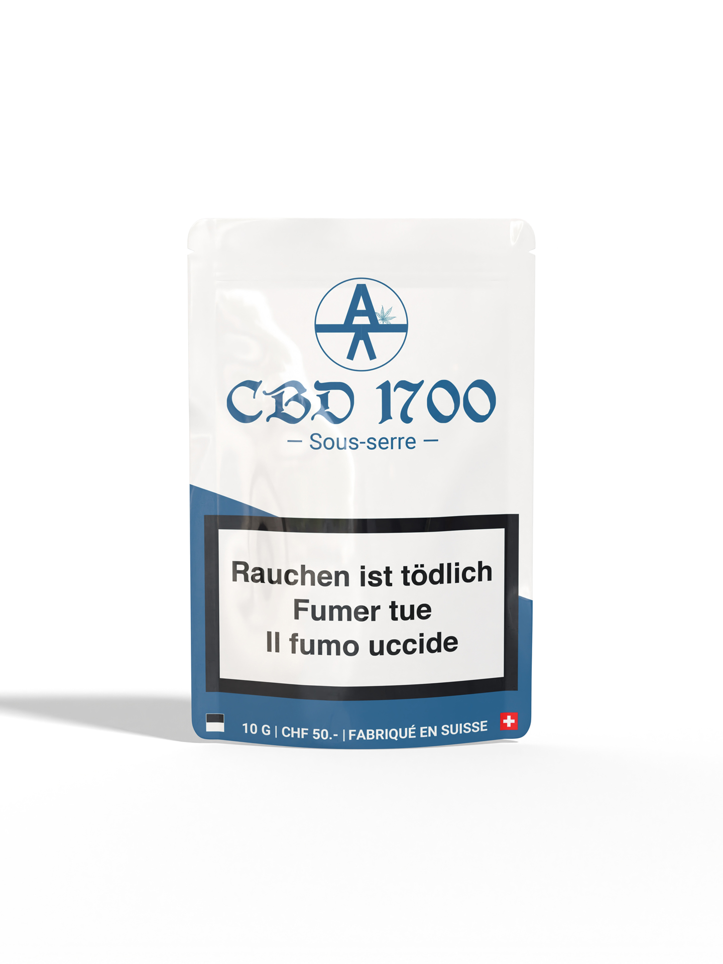 Fleur de CBD Bleu — CBD 1700