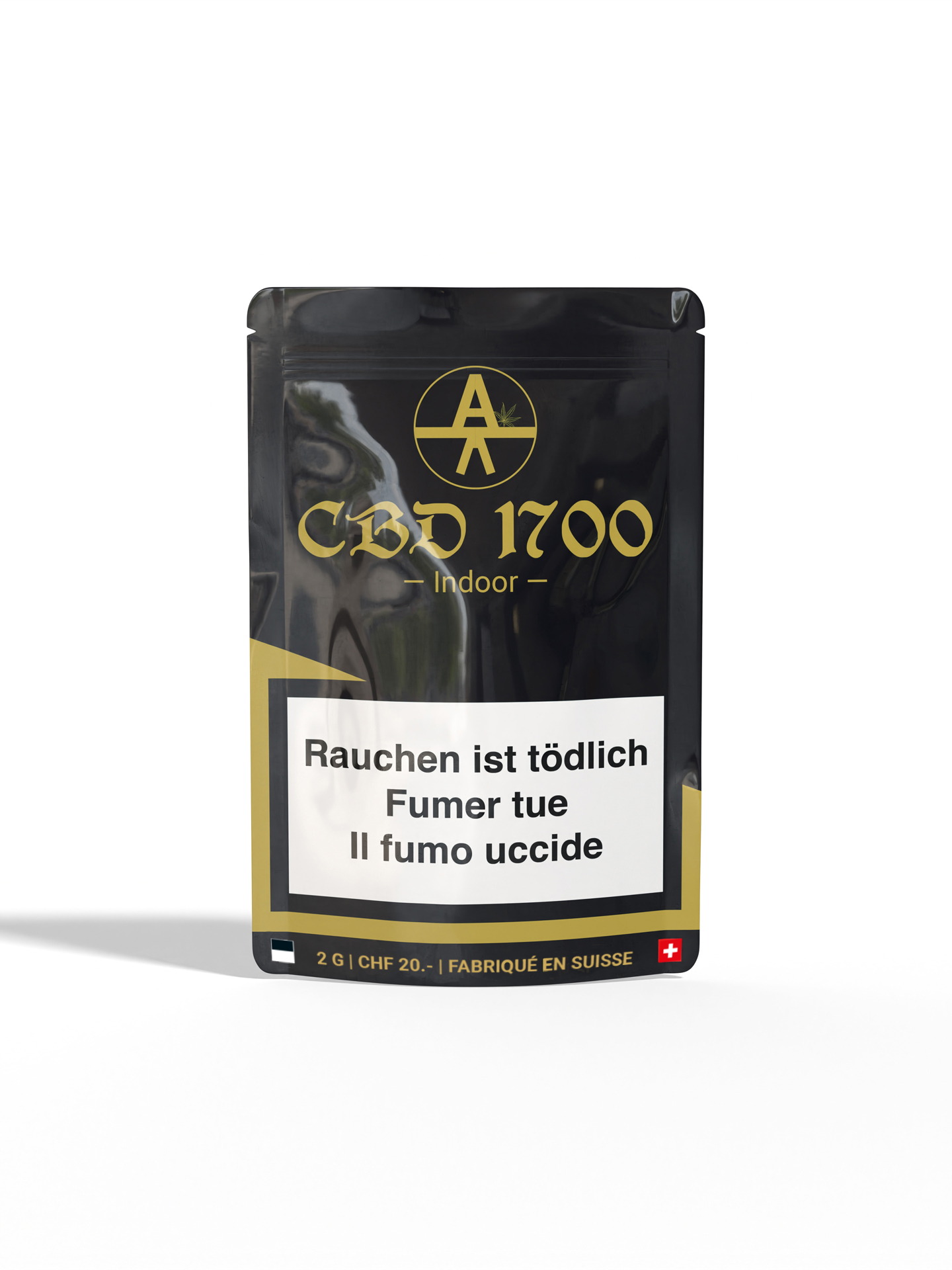 Fleur de CBD Noir & Or indoor — CBD 1700