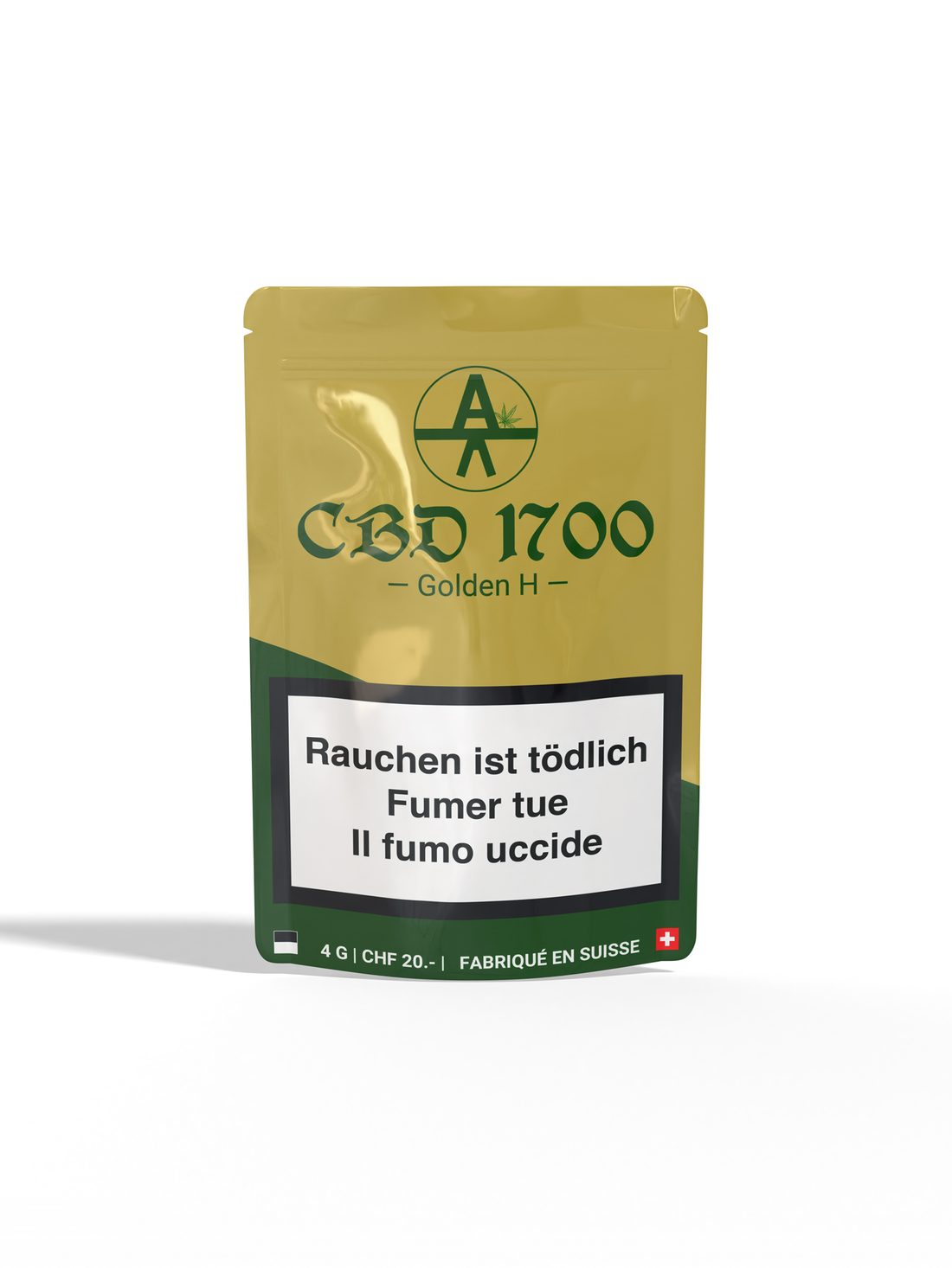Résine de CBD Or et vert Golden H 4 g — CBD 1700