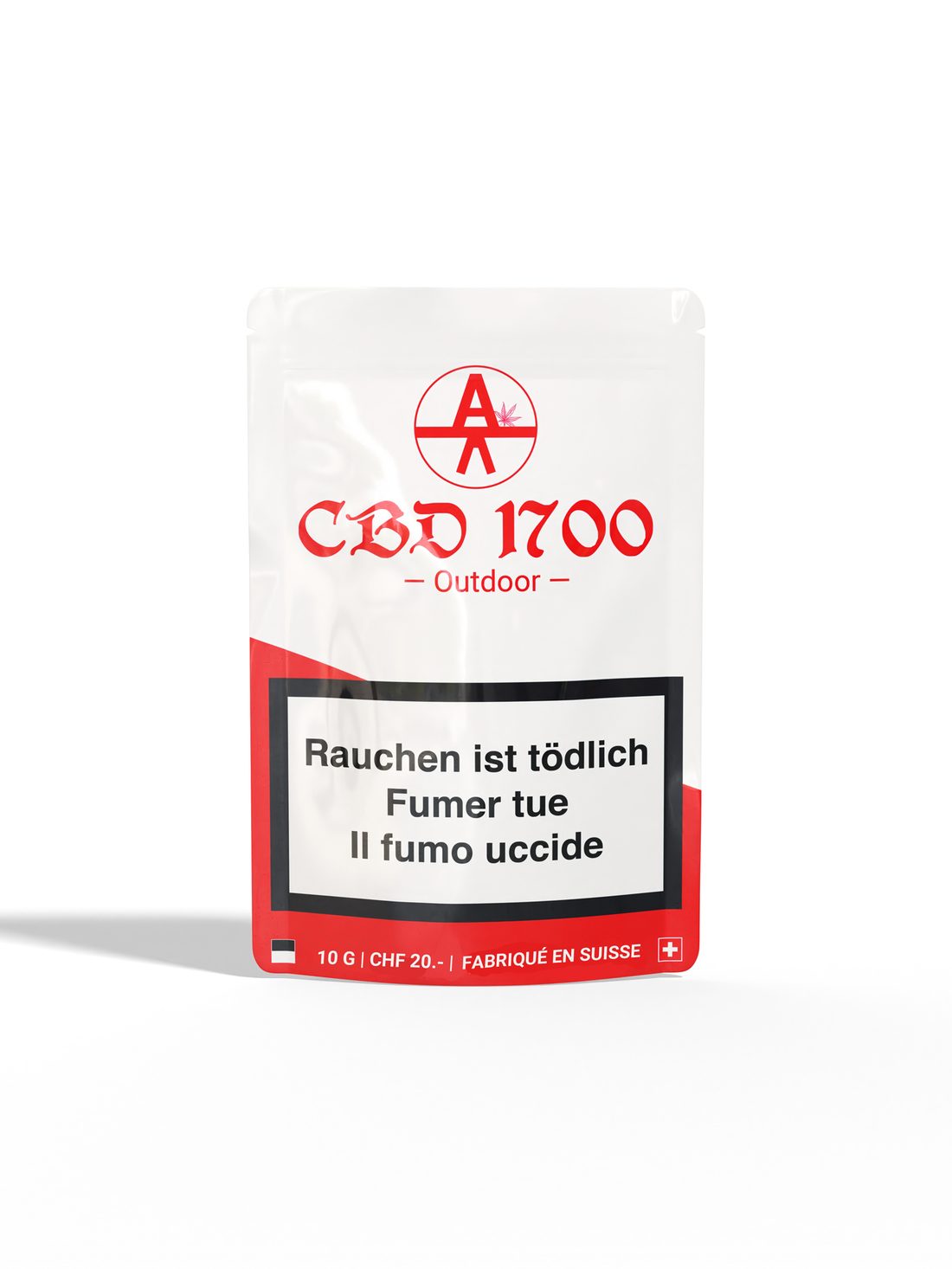 Fleur de CBD Rouge outdoor bio 10 g — CBD 1700